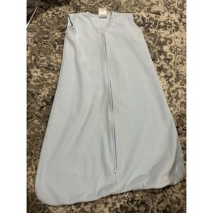 Halo Infant Toddler Fleece Sleep Sack Size L 12-18 Months Blue Wearable Blanket